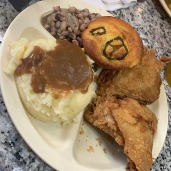 Tony's Family Restaurant - Fried chicken, mashed potatoes, black eyed peas & jalapeno cornbread!! - New American Near Me - Sealy, Texas Tony's Family Restaurant - Fried chicken, mashed potatoes, black eyed peas & jalapeno cornbread!! - New American Near Me - Sealy, Texas