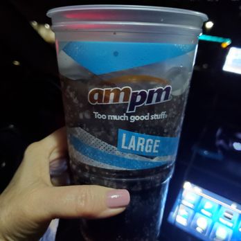 ampm - a person holding a cup of coffee - Convenience Stores Near Me - Gresham, Oregon