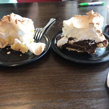Riverview Cafe - Coconut and chocolate meringue pie - Seafood Near Me - Sneads Ferry, North Carolina