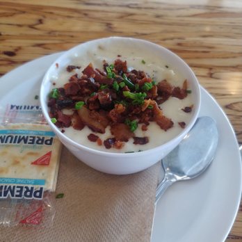 Slapfish - Clam chowder . . . the bacon!!! - Seafood Near Me - Albuquerque, New Mexico