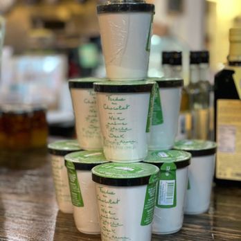 District Market - cups of yogurt on a counter - New American Near Me - Houston, Texas District Market - cups of yogurt on a counter - New American Near Me - Houston, Texas