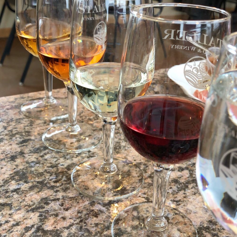 Staller Estate Winery - Flight tasting. - Beer, Wine & Spirits Near Me - Delavan, Wisconsin