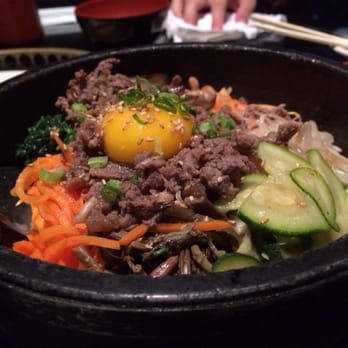 Bonchon Cambridge - John F Kennedy St - Bulging bibimbap. Bland :( - Korean Near Me - Cambridge, Massachusetts