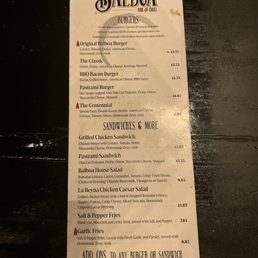 Menu Menu