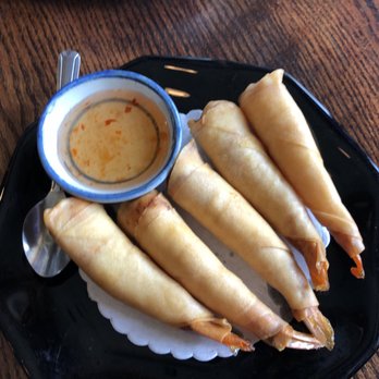 Tree Top Thai Cuisine - Shrimp in the Blanket!! Very good! - Thai Near Me - Waltham, Massachusetts