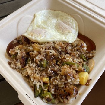 Anuenue Cafe - Kalua Pork Fried Rice - Cafes Near Me - Koloa, Hawaii Anuenue Cafe - Kalua Pork Fried Rice - Cafes Near Me - Koloa, Hawaii