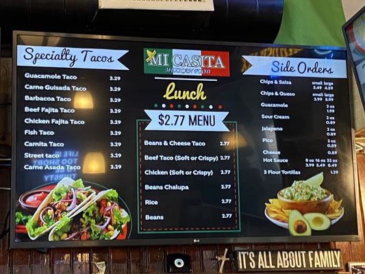 Menu photo 2 Mi Casita Mexican Food Denton, TX Menu photo 2 Mi Casita Mexican Food Denton, TX