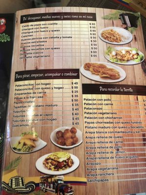 Menu photo 7 Mi Rinconcito Colombiano Playa del Carmen, ROO