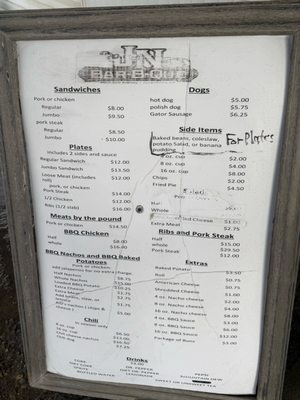 Menu photo 1 J and N Barbeque Jonesboro, AR