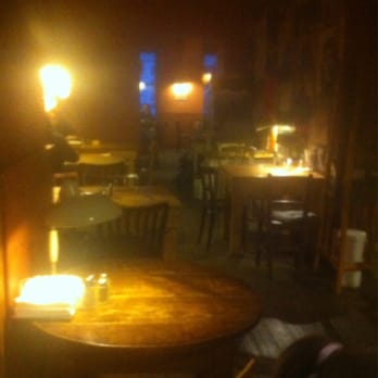 Café der Provinz - Cozy little tables, each with their own lamps. - Desserts Near Me - Vienna, 9