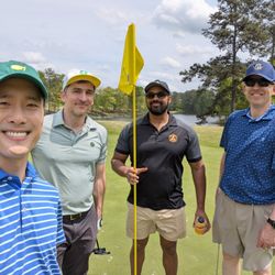 Echelon Golf Club - Foursome on Saturday, April 18, 2026. Selfie taken on 3rd green.