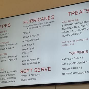Scoops Homemade Ice Cream - Menu - Gelato Near Me - Avalon, California