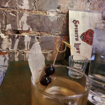 Ruins - Skelton saint - similar to an old fashion - I would order again - Mexican Near Me - Dallas, Texas Ruins - Skelton saint - similar to an old fashion - I would order again - Mexican Near Me - Dallas, Texas