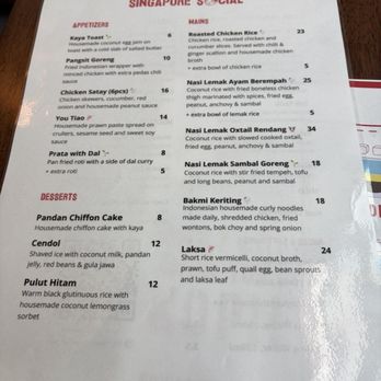 Singapore Social - Singaporean Near Me - New York, New York Singapore Social - Singaporean Near Me - New York, New York