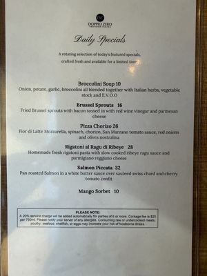 Menu photo 1 Doppio Zero Concord Veranda Concord, CA Menu photo 1 Doppio Zero Concord Veranda Concord, CA