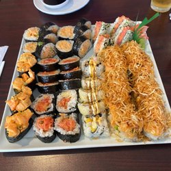 Spicy tuna, edo, miami, jenny, spicy crab and spicy shrimp roll