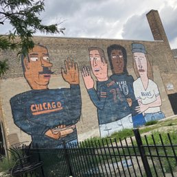 Outside