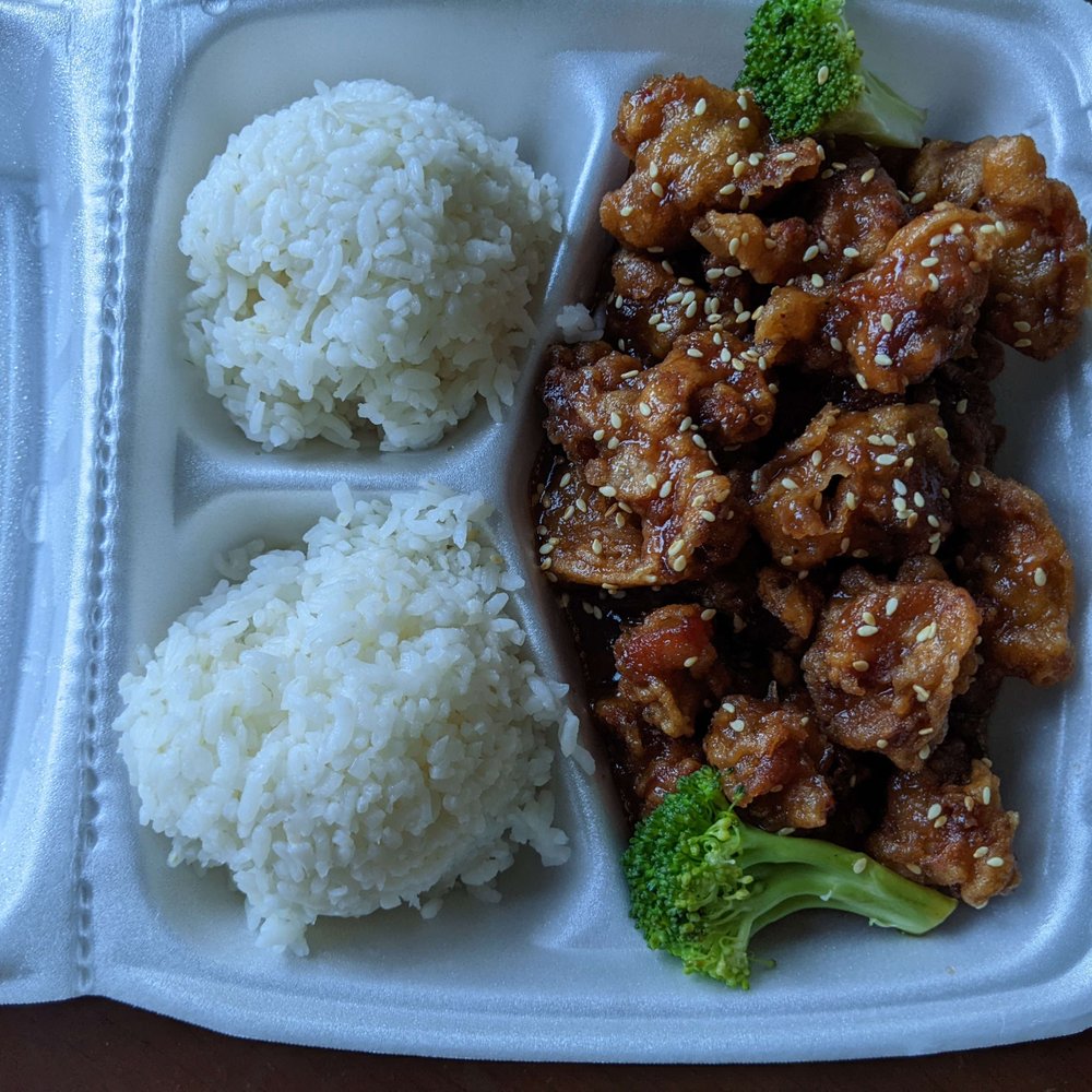 Don Don Express - sesame chicken don - Asian Fusion Near Me - Austin, Texas