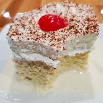 Autentico - Tres leche was delicious and not too sweet with the cake being evenly soaked - Peruvian Near Me - Great Falls, Virginia Autentico - Tres leche was delicious and not too sweet with the cake being evenly soaked - Peruvian Near Me - Great Falls, Virginia