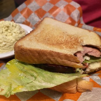 Big Tom's Backyard Grill & Bar - Smoked Bologna Sandwich - Bars Near Me - Cleveland, Tennessee
