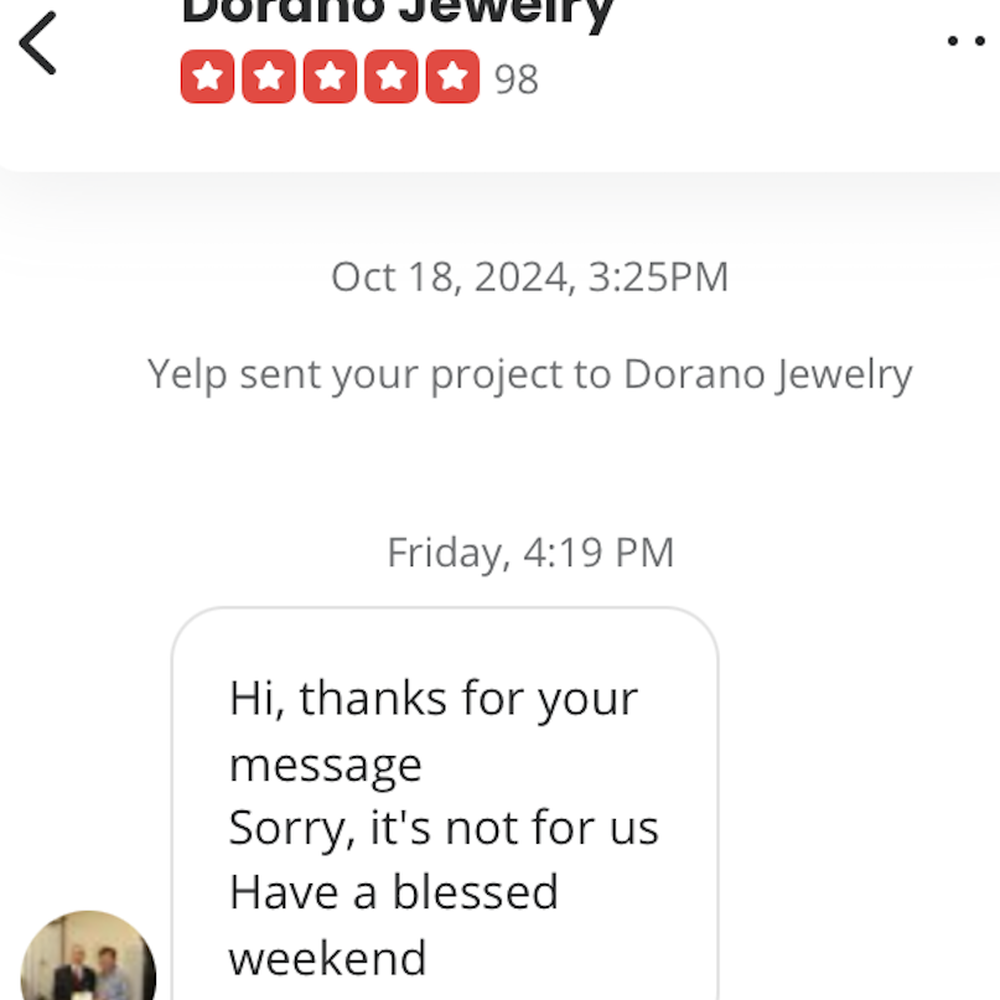 Here is proof. How is this a "miscommunication"? Thanks for your message? Have a blessed weekend? How is that not insensitive?