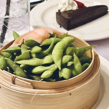 M.A.C. 24/7 - Side of Steamed Edamame and Flourless Chocolate Cake - American Near Me - Honolulu, Hawaii M.A.C. 24/7 - Side of Steamed Edamame and Flourless Chocolate Cake - American Near Me - Honolulu, Hawaii