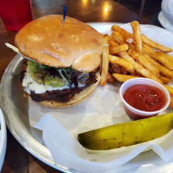 O'Bryon's Bar & Grill - Veggie burger and fries - American Near Me - Newport, Kentucky O'Bryon's Bar & Grill - Veggie burger and fries - American Near Me - Newport, Kentucky