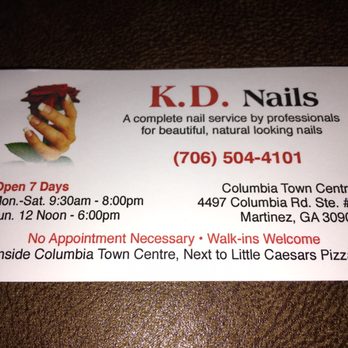 K D Nails - Nail Salons Near Me - Evans, Georgia