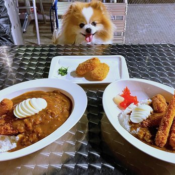 Nippon Curry San Francisco - Mixed Croquettes: Potato & Kani ($7), Ebi Fry Curry ($17) + Oyster ($3), + Egg ($2) & Katsu Curry ($15) + Oyster ($3), + Egg ($2) - Japanese Curry Near Me - San Francisco, California Nippon Curry San Francisco - Mixed Croquettes: Potato & Kani ($7), Ebi Fry Curry ($17) + Oyster ($3), + Egg ($2) & Katsu Curry ($15) + Oyster ($3), + Egg ($2) - Japanese Curry Near Me - San Francisco, California