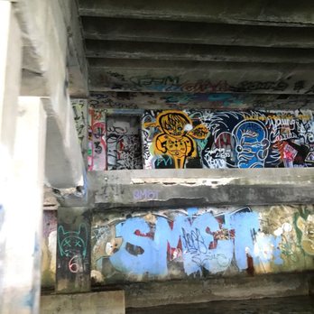 Miami Marine Stadium - Underneath the stadium - Stadiums & Arenas Near Me - Key Biscayne, Florida