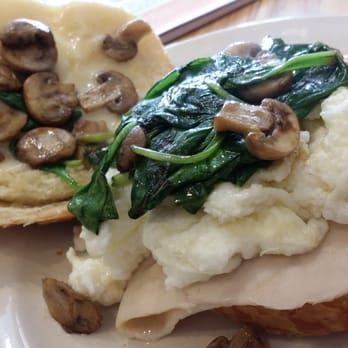 Alaska Coffee Roasting - Turkey swiss w/ mushroom spinach egg whites on fresh croissant - Coffee & Tea Near Me - North Miami, Florida