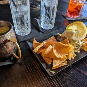 The Whiskey House - Moscow mule and fish ceviche - Whiskey Bars Near Me - San Diego, California The Whiskey House - Moscow mule and fish ceviche - Whiskey Bars Near Me - San Diego, California