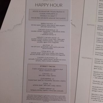 DOSALAS - Happy hour menu - Latin American Near Me - Vancouver, Washington