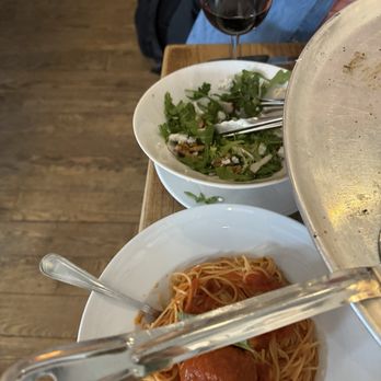Juliana's - aragula salad with Goat Cheese Topping aragula is fresh and tasty - Pizza Near Me - Brooklyn, New York