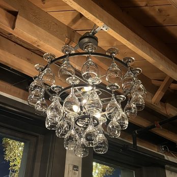 BTG Wine Bar - Wine chandelier - Wine Bars Near Me - Salt Lake City, Utah