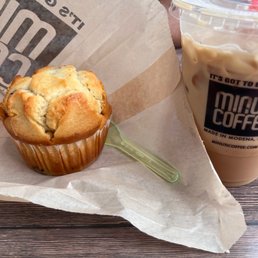 Blueberry muffin and Vanilla Shakerato Blueberry muffin and Vanilla Shakerato