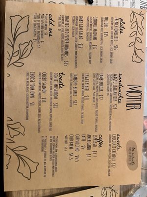 Menu photo 1 Mother Asheville, NC Menu photo 1 Mother Asheville, NC