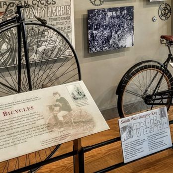 The Wright Cycle Co - Examples of Early Bicycles at Wright Cycle Shop, part of Dayton Aviation Heritage National Historical Park - Landmarks & Historical Buildings Near Me - Dayton, Ohio The Wright Cycle Co - Examples of Early Bicycles at Wright Cycle Shop, part of Dayton Aviation Heritage National Historical Park - Landmarks & Historical Buildings Near Me - Dayton, Ohio