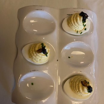 Ocean Prime - White Truffle Caviar Deviled Eggs - Seafood Near Me - Indianapolis, Indiana Ocean Prime - White Truffle Caviar Deviled Eggs - Seafood Near Me - Indianapolis, Indiana