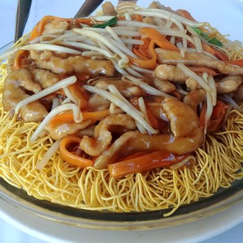 Crown Palace - Pan fried crispy noodle with pork and vegetables. - Dim Sum Near Me - Marlboro, New Jersey Crown Palace - Pan fried crispy noodle with pork and vegetables. - Dim Sum Near Me - Marlboro, New Jersey