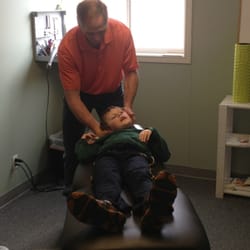 Nash Chiropractic - Dr Nash adjusting my 6 year old