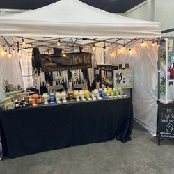 Lighthouse Candle Factory - Craftsman's Classic show setup, Myrtle Beach,SC 2024