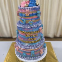 The Cake Master - Gender reveal cake