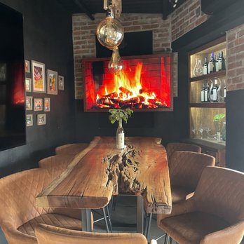 Outpost - Fire Place Room for sipping - Mexican Near Me - Cabo San Lucas, BCS Outpost - Fire Place Room for sipping - Mexican Near Me - Cabo San Lucas, BCS
