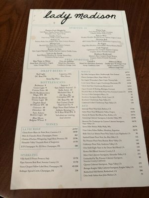 Menu photo 2 Lady Madison Washington, DC, DC Menu photo 2 Lady Madison Washington, DC, DC
