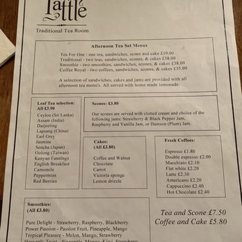 Tea and Tattle - Menu - British Near Me - London, XGL Tea and Tattle - Menu - British Near Me - London, XGL
