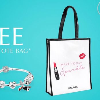 Pandora - Now through July 30th, spend $125 on PANDORA Jewelry and receive a FREE Tote Bag. *See store for details. - Jewelry Near Me - Brea, California Pandora - Now through July 30th, spend $125 on PANDORA Jewelry and receive a FREE Tote Bag. *See store for details. - Jewelry Near Me - Brea, California