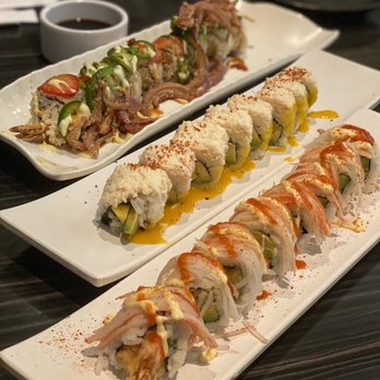Miyako - chilango roll, mangogo, New York Roll (shaggy dog) - Japanese Near Me - Houston, Texas Miyako - chilango roll, mangogo, New York Roll (shaggy dog) - Japanese Near Me - Houston, Texas