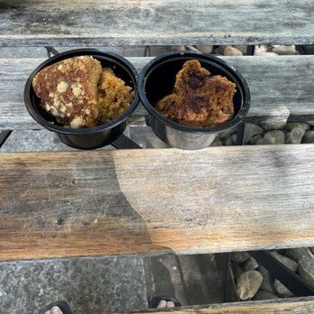 Sunflour Baking Company - Samples of pumpkin and pumpkin choc chip! Fluffy and baked perfect - Cafes Near Me - Charlotte, North Carolina Sunflour Baking Company - Samples of pumpkin and pumpkin choc chip! Fluffy and baked perfect - Cafes Near Me - Charlotte, North Carolina