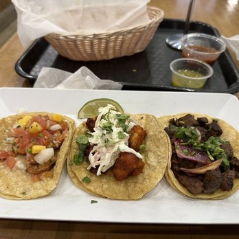 Taco Maya - Cajun shrimp taco, Nashville Hot Cauliflower, Grilled Steak Taco - Desserts Near Me - Chicago, Illinois